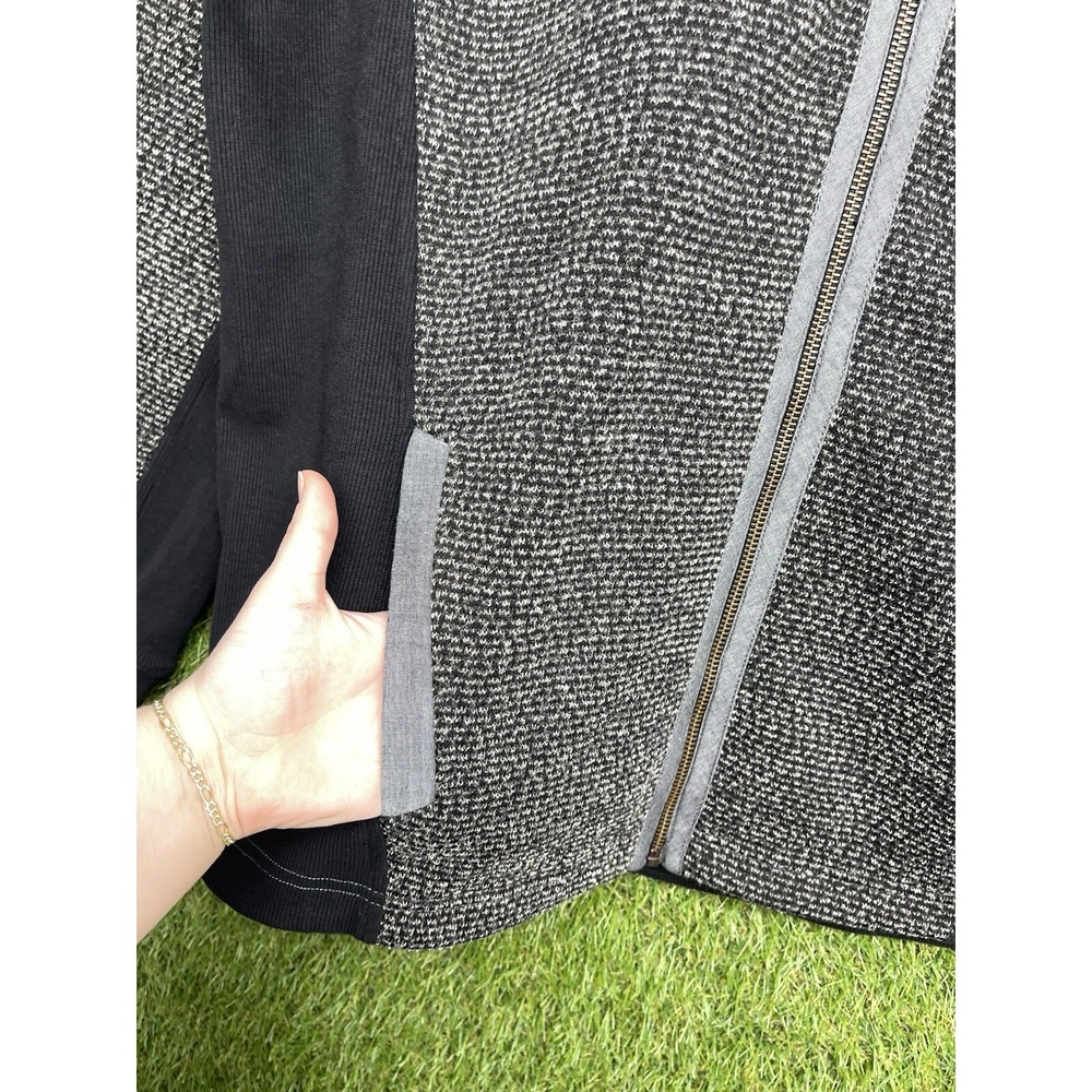 Carbon2Cobalt Sherpa Jacket Mens Large Dark Gray Full Zip Deep Pile Transcendent - Picture 7 of 12